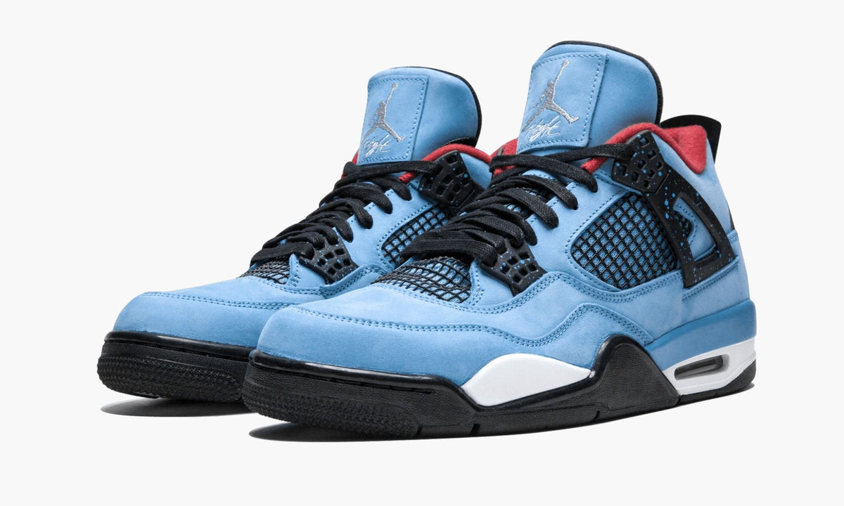 Air Jordan 4 Retro Travis Scott - Cactus Jack Mens University Blue/Varsity Red/Blue
